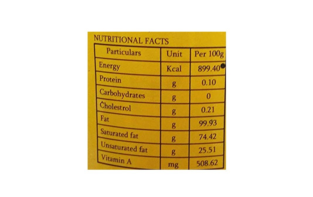 Indic Wisdom A2 Gir Cow Ghee    Plastic Container  175 millilitre